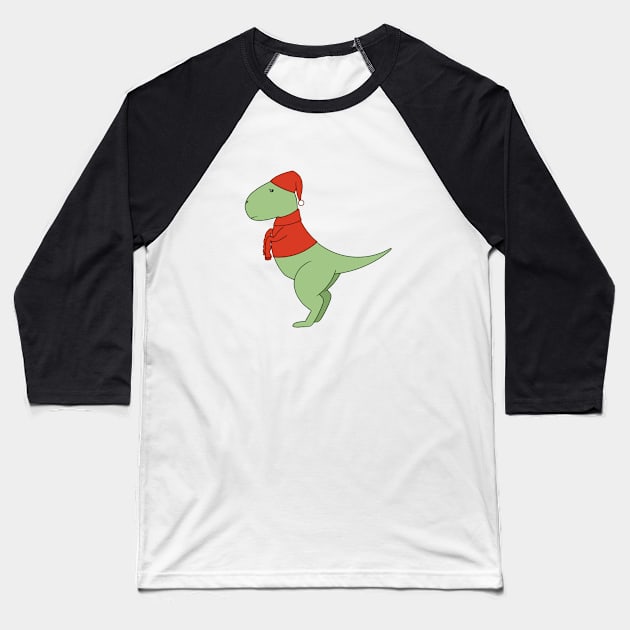 sad trex w/short arms because his favorite pullover doesnt fit Baseball T-Shirt by kitispa